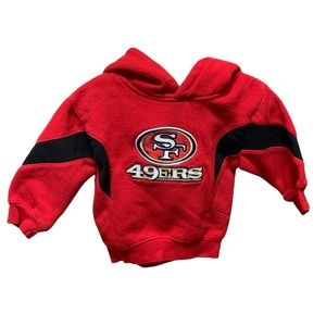 NFL 49ers pullover hoodie, 12 months